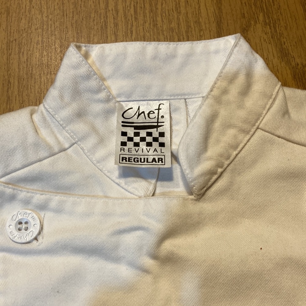 Kids CHEF coat. Size Medium, regular fit. - Picture 3 of 6